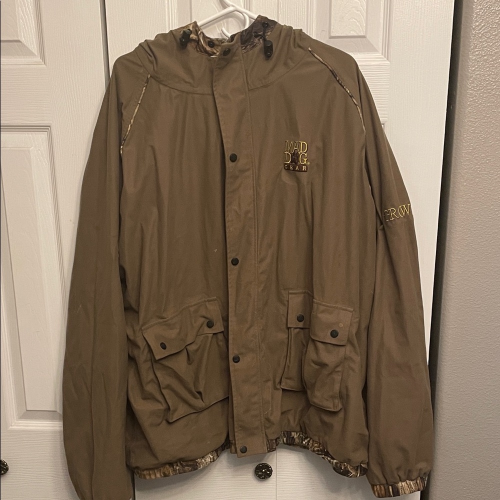Men's Tan and Camo Jacket